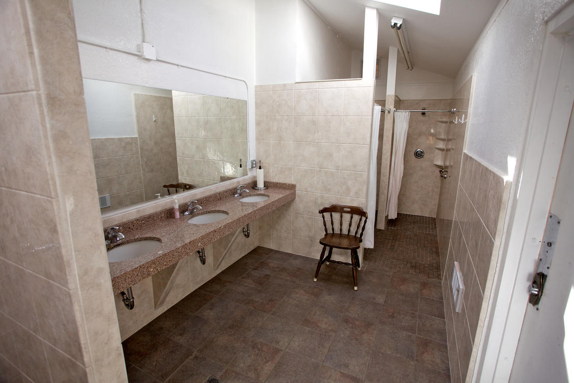 Bathrooms Area at Manor RV Park